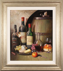 Raymond Campbell, Original oil painting on panel, Feast for the Senses Medium image. Click to enlarge