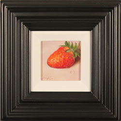 Raymond Campbell, Original oil painting on panel, Strawberry Medium image. Click to enlarge