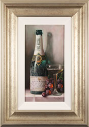 Raymond Campbell, Original oil painting on panel, Pol Roger Medium image. Click to enlarge