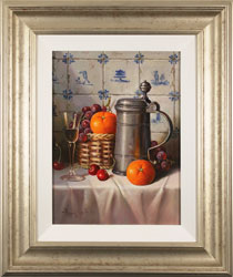 Raymond Campbell, Original oil painting on panel, Pewter Tankard Medium image. Click to enlarge