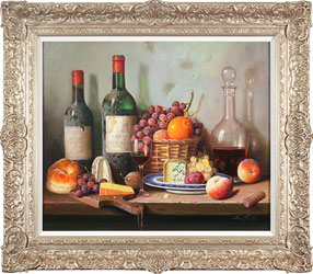 Raymond Campbell, Original oil painting on panel, A Fine Selection Medium image. Click to enlarge