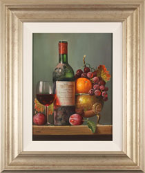 Raymond Campbell, Original oil painting on panel, Chateau Grand Pontet Medium image. Click to enlarge