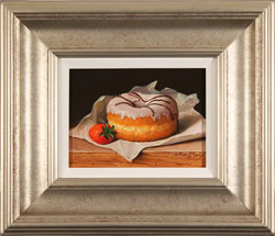 Raymond Campbell, Original oil painting on panel, Afternoon Treat Medium image. Click to enlarge