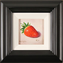 Raymond Campbell, Original oil painting on panel, Strawberry Medium image. Click to enlarge