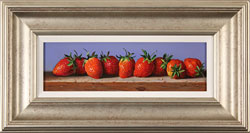 Raymond Campbell, Original oil painting on panel, Strawberries Medium image. Click to enlarge