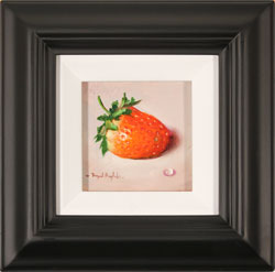 Raymond Campbell, Original oil painting on panel, Strawberry Medium image. Click to enlarge