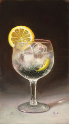 Raymond Campbell, Original oil painting on panel, Ice and Slice Medium image. Click to enlarge