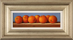 Raymond Campbell, Original oil painting on panel, Oranges Medium image. Click to enlarge