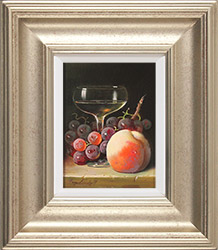 Raymond Campbell, Original oil painting on panel, A Light Apéritif Medium image. Click to enlarge