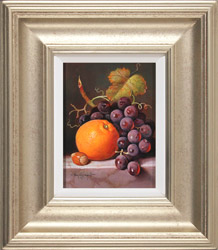 Raymond Campbell, Original oil painting on panel, A Ripe Selection  Medium image. Click to enlarge