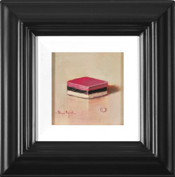 Raymond Campbell, Original oil painting on panel, Purple Liquorice Allsort  Medium image. Click to enlarge