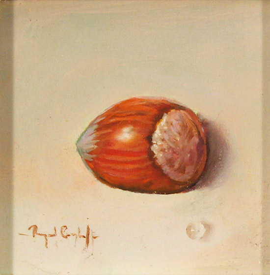 Raymond Campbell, Original oil painting on panel, Hazelnut No frame image. Click to enlarge