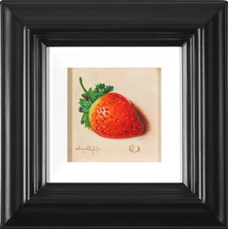 Raymond Campbell, Original oil painting on panel, Strawberry  Medium image. Click to enlarge