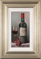 Raymond Campbell, Original oil painting on panel, Chateau Margaux, 1961 Medium image. Click to enlarge