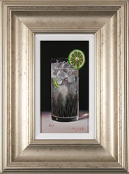Raymond Campbell, Original oil painting on panel, Slice of Lime Medium image. Click to enlarge