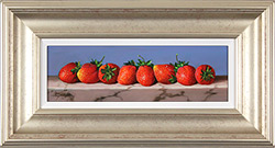 Raymond Campbell, Original oil painting on panel, Strawberries Medium image. Click to enlarge