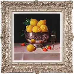 Raymond Campbell, Original oil painting on panel, Notes of Citrus Medium image. Click to enlarge
