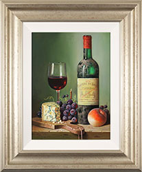 Raymond Campbell, Original oil painting on panel, A Fine Pairing Medium image. Click to enlarge