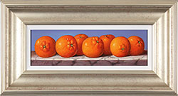 Raymond Campbell, Original oil painting on panel, Oranges Medium image. Click to enlarge