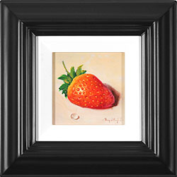 Raymond Campbell, Original oil painting on panel, Strawberry Medium image. Click to enlarge