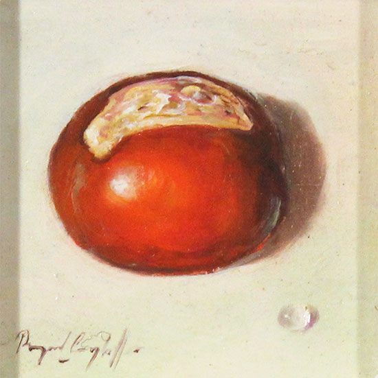 Raymond Campbell, Original oil painting on panel, Conker No frame image. Click to enlarge