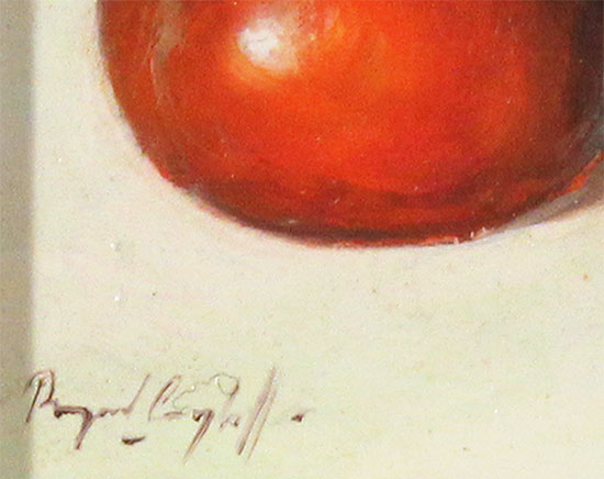 Raymond Campbell, Original oil painting on panel, Conker Signature image. Click to enlarge
