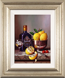 Raymond Campbell, Original oil painting on panel, Summertime Sip Medium image. Click to enlarge