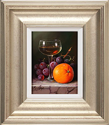 Raymond Campbell, Original oil painting on panel, Apéritif Medium image. Click to enlarge