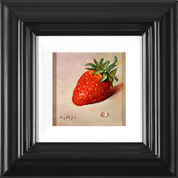 Raymond Campbell, Original oil painting on panel, Strawberry Medium image. Click to enlarge