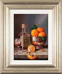 Raymond Campbell, Original oil painting on panel, York's Own, Gin and Orange  Medium image. Click to enlarge