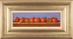 Raymond Campbell, Original oil painting on panel, Strawberries Medium image. Click to enlarge