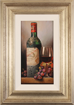 Raymond Campbell, Original oil painting on panel, Chateau Margaux, 1971 Medium image. Click to enlarge