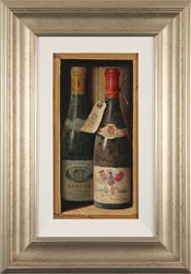 Raymond Campbell, Original oil painting on panel, Corton Grand Cru, 1989 Medium image. Click to enlarge