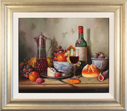 Raymond Campbell, Original oil painting on panel, A Sumptuous Selection Medium image. Click to enlarge
