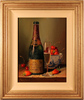 Raymond Campbell, Original oil painting on panel, Cliquot and Fruit Medium image. Click to enlarge