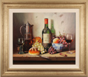 Raymond Campbell, Original oil painting on panel, Chateau Latour 1945 Medium image. Click to enlarge
