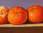 Raymond Campbell, Original oil painting on panel, Clementines Medium image. Click to enlarge