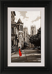 Richard Telford, Original oil painting on panel, Meet Me at the Minster Medium image. Click to enlarge