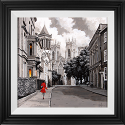 Richard Telford, Original oil painting on panel, The Queen's Walk, London