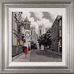 Richard Telford, Original oil painting on panel, Low Petergate, York