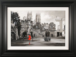 Richard Telford, Original oil painting on panel, Bootham Bar, York Medium image. Click to enlarge