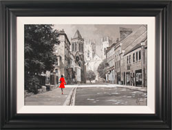 Richard Telford, Original oil painting on panel, Walk to York Minster Medium image. Click to enlarge