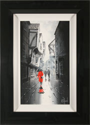 Richard Telford, Original oil painting on panel, The Shambles, York Medium image. Click to enlarge