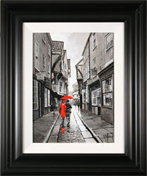 Richard Telford, Original oil painting on panel, The Shambles, York Medium image. Click to enlarge