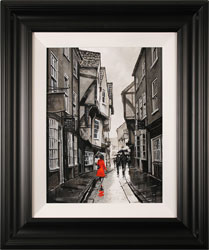 Richard Telford, Original oil painting on panel, The Shambles, York Medium image. Click to enlarge