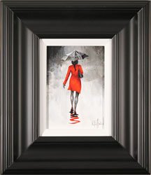 Richard Telford, Original oil painting on panel, The Red Coat Medium image. Click to enlarge