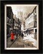 Richard Telford, Original oil painting on panel, Red Post Box on Low Petergate Medium image. Click to enlarge