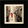Richard Telford, Original oil painting on panel, Red Dress in Paris Medium image. Click to enlarge