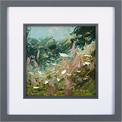 Rupert Aker, Original oil painting on paper, August I Medium image. Click to enlarge
