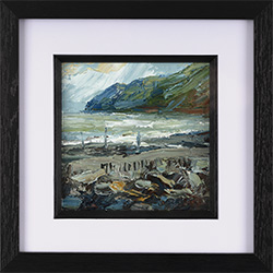 Rupert Aker, Original oil painting on paper, Lynmouth